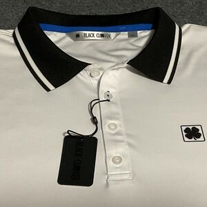 NWT Black Clover Lincoln Men's Super Soft White/Black Mens 2XL